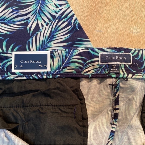 Club ROOM NWT Stretch Mens CHINO W38 L32 - Picture 2 of 15